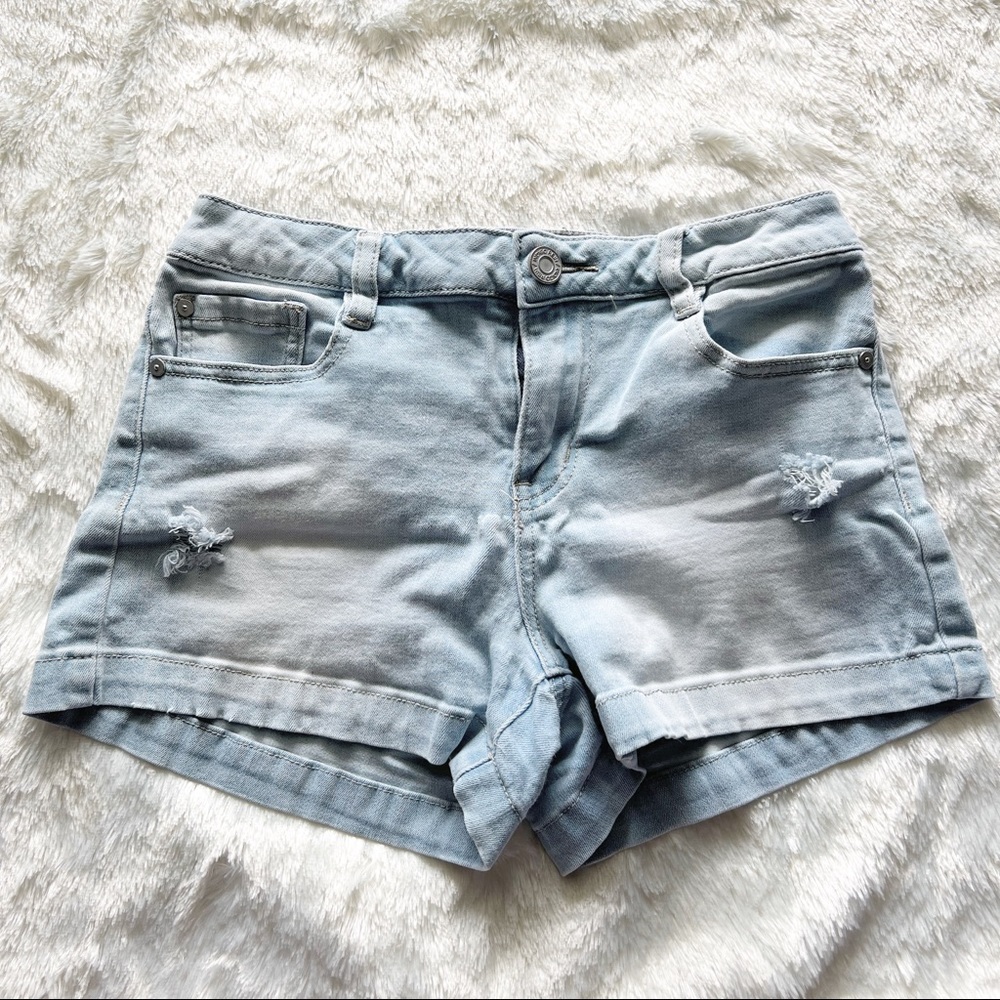 Juniors’ INDIGO RUN Denim Shorts Size 7